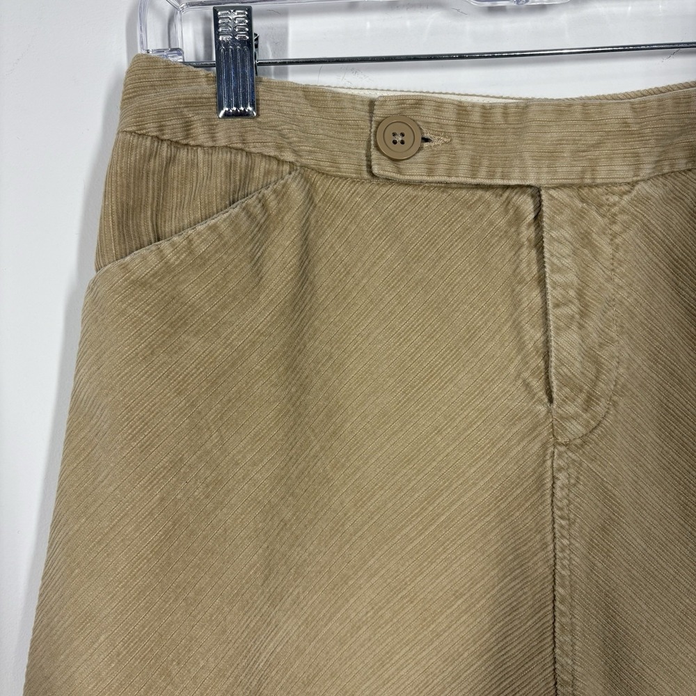 Vintage Y2K GAP Diagonal Corduroy A-Line Skirt Women Size 6 High Waisted Pockets - Picture 2 of 7
